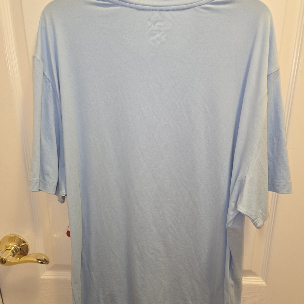 Reebok Men's Light Blue Short Sleeve Tee 2XL - Picture 4 of 6